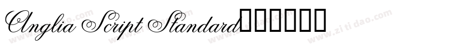 Anglia Script Standard字体转换